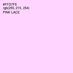 #FFD7FE - Pink Lace Color Image